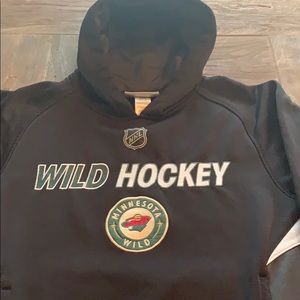 NHL MINNESOTA WILD HOCKEY PERFORMANCE HOODIE-14-16